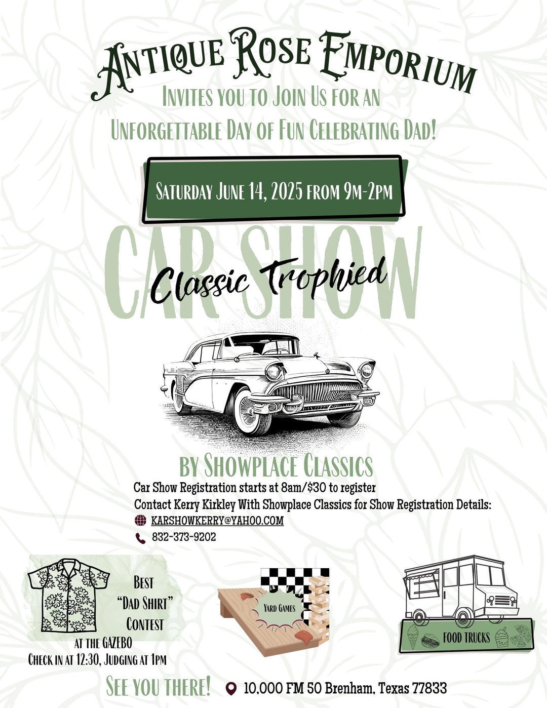 Father's Day Car Show (ATTEND FREE - RSVP)