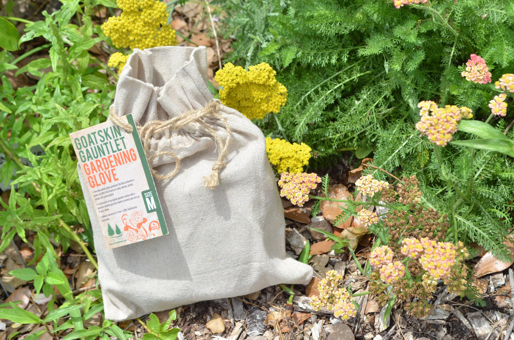 Packaging for gardening gloves that are for gardening.