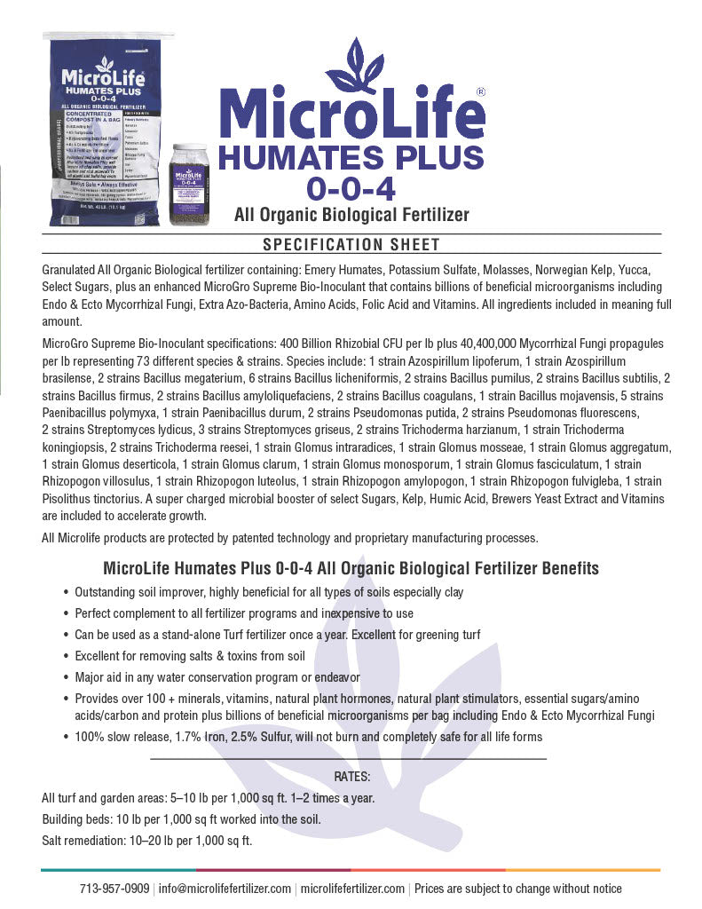 MicroLife - Humates Plus 0-0-4