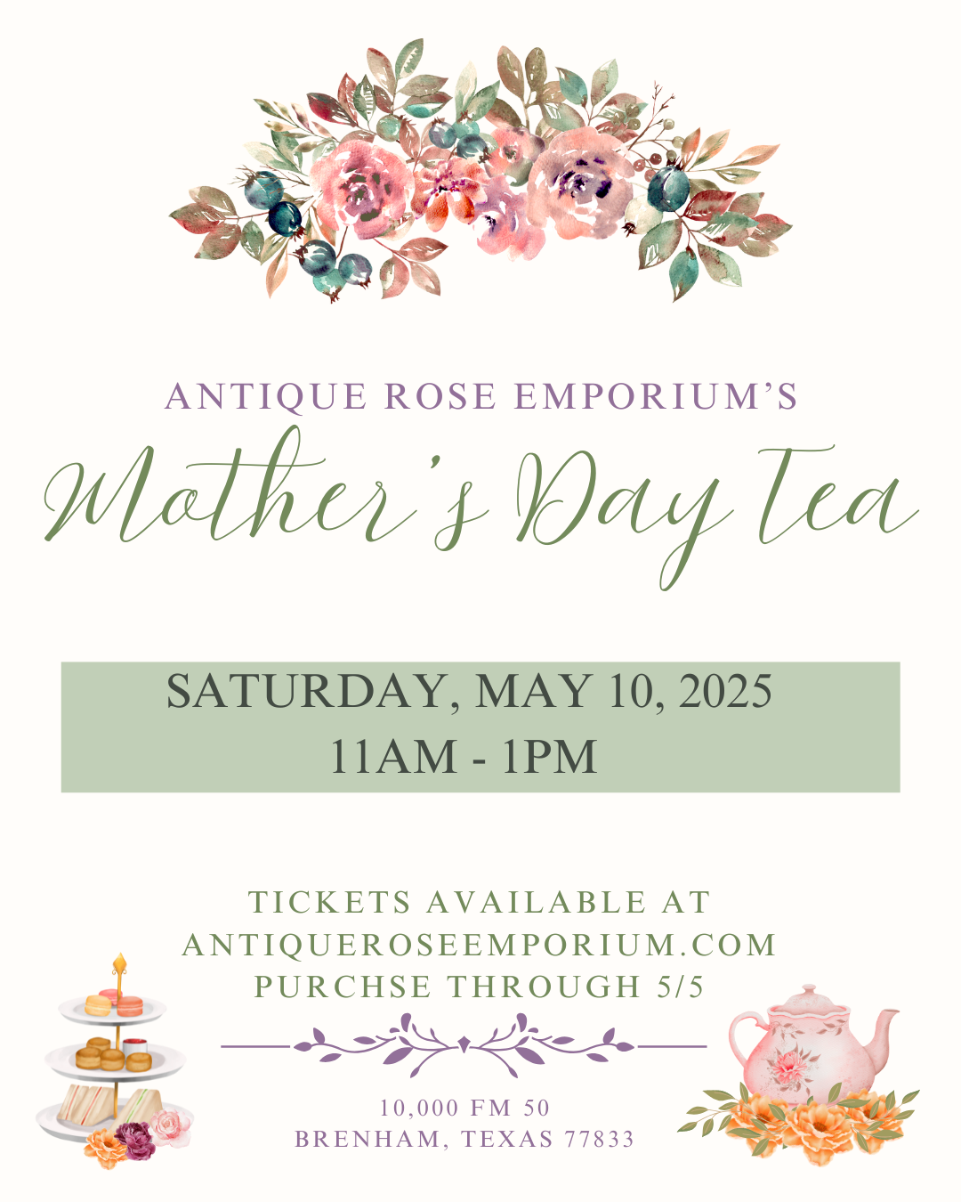 Mother's Day Tea & Luncheon