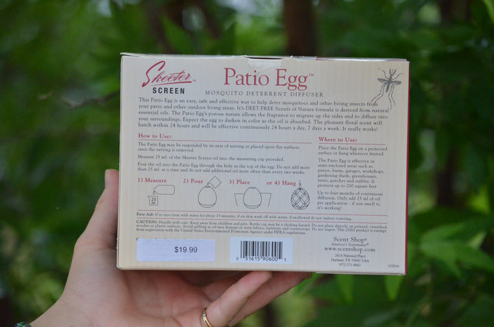 Patio Egg Mosquito Deterrent Diffuser