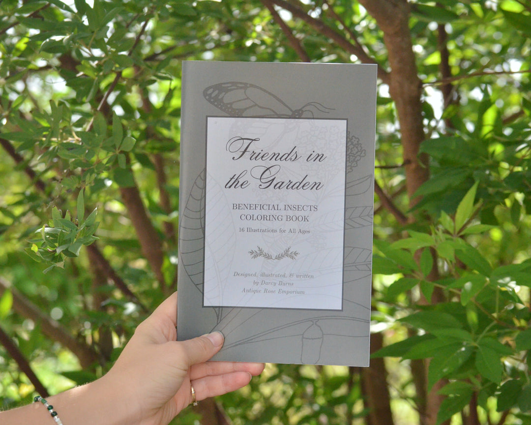 Friends in the Gardens: Beneficial Insects Coloring Book