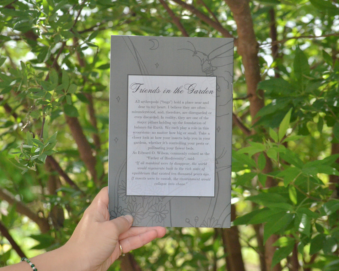 Friends in the Gardens: Beneficial Insects Coloring Book