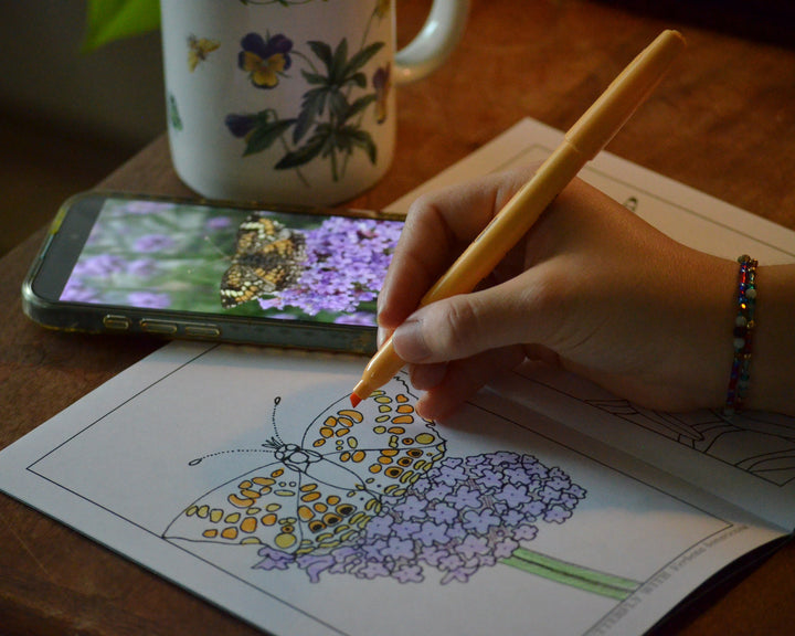 Friends in the Gardens: Beneficial Insects Coloring Book