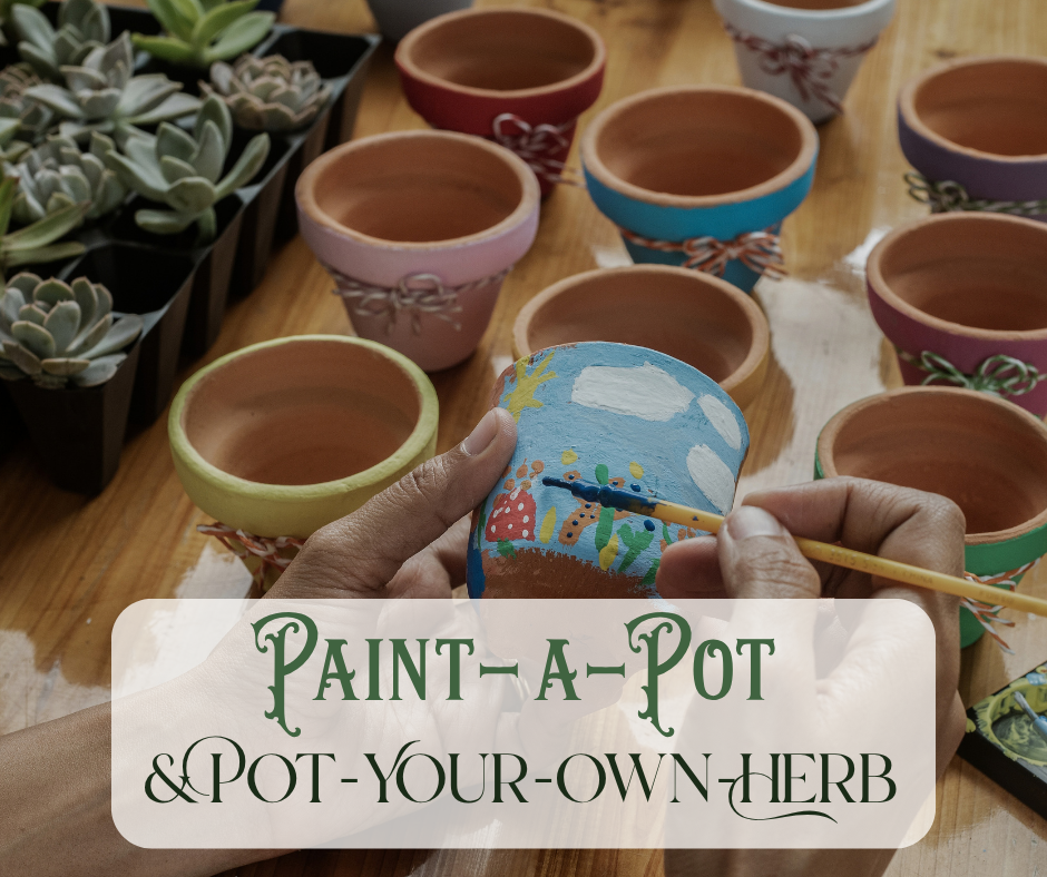 Paint-a-Pot & Pot-Your-Own-Herb