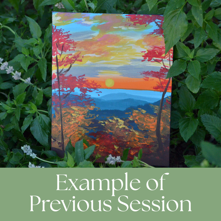 Painting in the Gardens