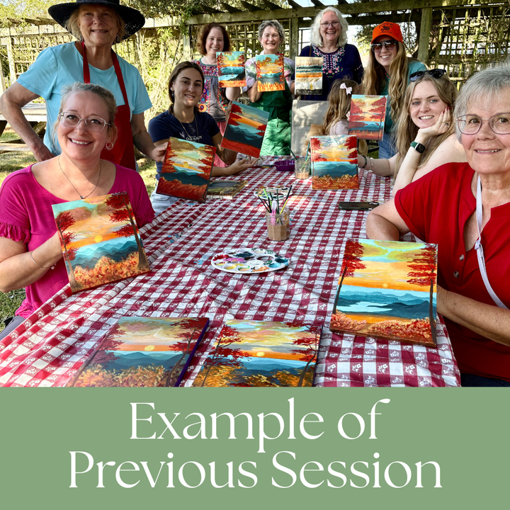 Painting in the Gardens