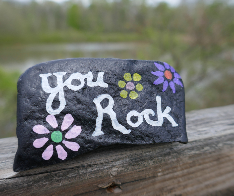 Rock Painting in the Gardens
